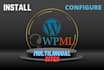 translate your entire website into a multisite