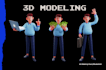 help you design your own 3d original character for metaverse, vrchat, games