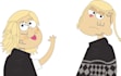 make your photo into flat cartoon character
