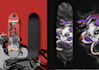 create custom skatedeck, snowdeck, and surfdeck graphic artwork