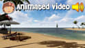 make 3d video animation background for you