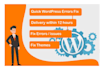 fix wordpress website issues error bugs,HTML CSS,elementor pro divi expert help