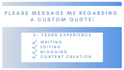 write content for your website
