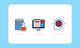 design modern illustration  icon set