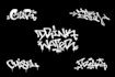 do spray paint graffiti tags