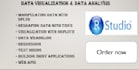 do tasks in data analysis  data visualization in  r programming, r studio