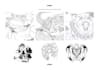 draw lineart illustrations, portrait, and character design