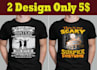 design unique tshirts for merch, pod and others sites