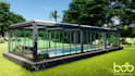 landscape design of your winter garden, pergola, bioclimatic