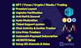setup crypto, stocks, forex, nft discord server