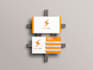 design profession business card with two concepts