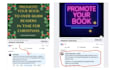 book promotion to over 850k readers on social media