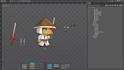 create looping animation for 2d artworks or game characters