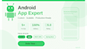 develop a professional android mobile app in java for your business