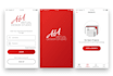 design a mobile app UI for apple ios and android