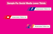 design unique and outstanding social media lower thirds