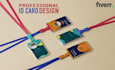 design id badge, employee card, name card press pass design