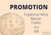 do viral nft,crypto  and telegram promotion