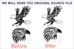 do redesign, recreate logo in adobe photoshop,  illustrator