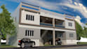 design building 3d model and rendering