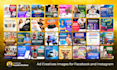 design ad creative, facebook ad image, instagram post or social media creative