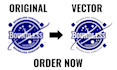 recreate redo redraw redesign modify vectorize your logo