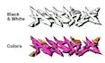 create a graffiti style design for your name or logo