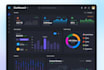 design dashboard, web app, CRM and admin panel UI