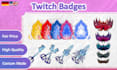 draw your own twitch emotes or badges