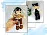 make plushie doll from anime figure, oc, game, ilustration