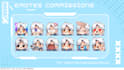 create chibi emotes, animated emotes or sub badges for twitch, discord, vtuber