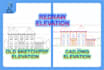 do floor plan, elevations and sections in autocad