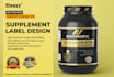 do supplement label design and product label design