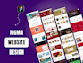 do figma landing page design, website ui ux design, figma design