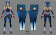 design anime character patterns
