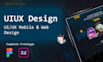 do uiux design for app and website using figma and adobe xd