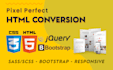 convert xd to html, PSD to html, figma to html, sketch to html css bootstrap