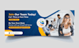 do web banners, header, social media design, email banner