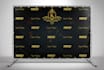 design step and repeat  backdrop banner press wall billboard