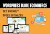 do wordpress business website design redesign blog flatsome
