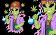 create unique cannabis, marijuana theme design for t shirt