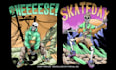 do unique skull and skeleton streetwear, beach tshirt merch