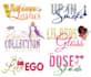 do unique feminine signature logo in adobe illustrator