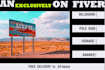 design outclass billboards, banner ads, yard signs