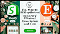 write SEO optimized product descriptions for shopify, amazon and etsy listings