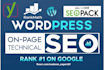 advance wordpress onpage SEO with rank math or yoast premium