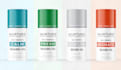 cosmetic package label design, 3d bottle mockup and box packaging mockup