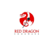 create a beautiful red dragon cookware logo