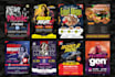 design professional events, club, sports, and dj party flyer