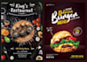 do  restaurant menu design, food menu or digital menu